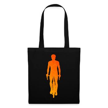 Mountain Bike Men's Velo Bicycle Cycling - Tote Bag - black - Front