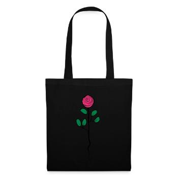 rose - Tote Bag - black - Front