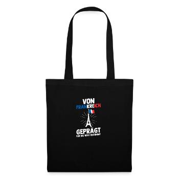 Français Français France - Sac en tissu - noir - Devant