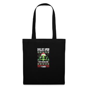 Santa Claus Christmas Ugly Christmas - Tote Bag - black - Front