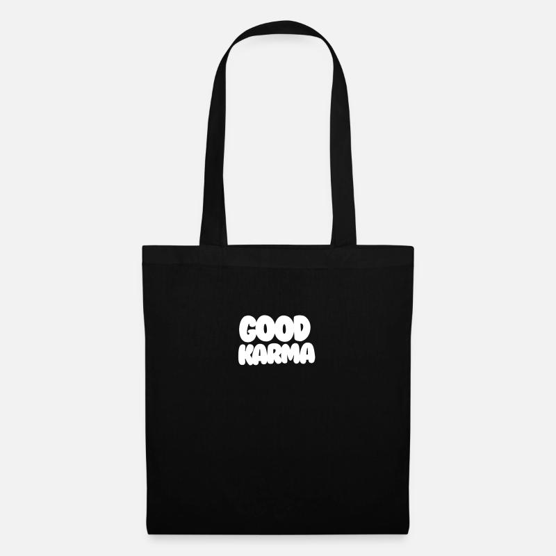 Good Karma White - Stoffbeutel - Schwarz