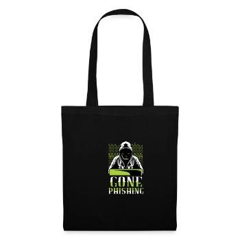 Fini le phishing. Majeure en informatique. Poison - Sac en tissu - noir - Devant