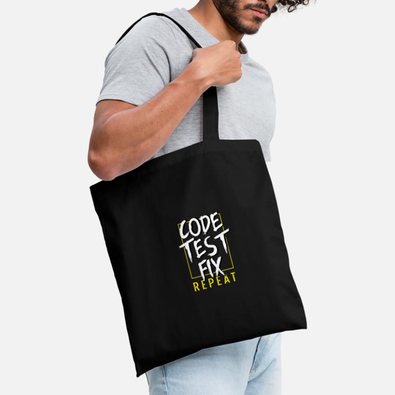 Correction de test de code. Poison de technicien en informatique Sac en tissu