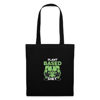 Planté régime bodybuilder poison - Sac en tissu - noir - Devant