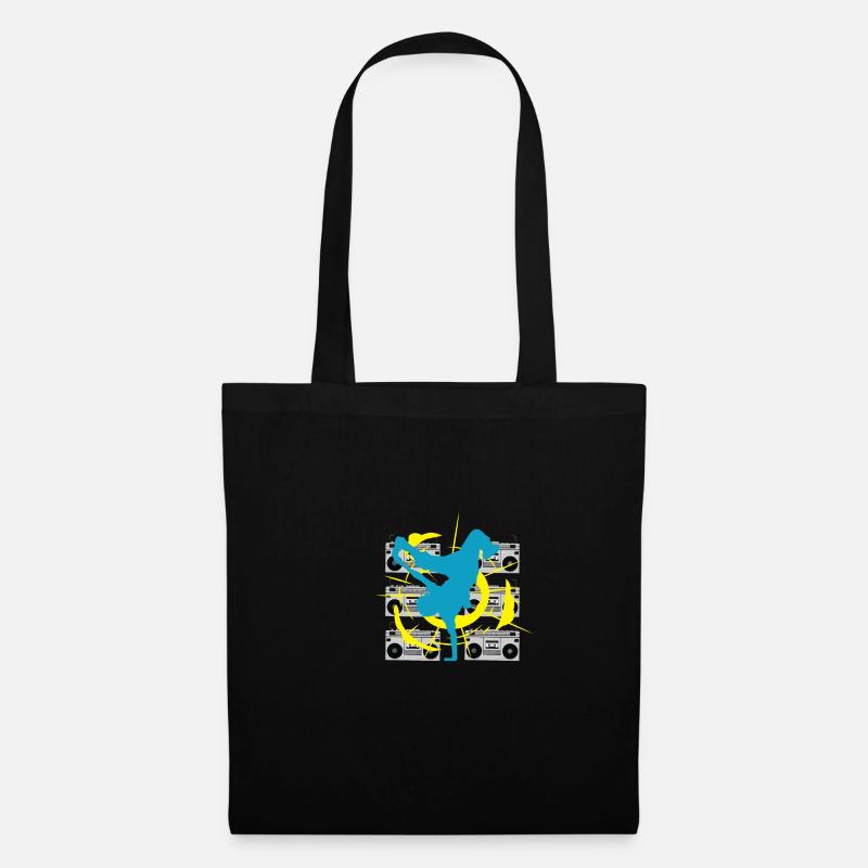 Breakdancer Hip-Hop Künstler Geschenk - Stoffbeutel - Schwarz