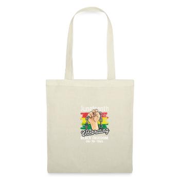 Juneteenth célèbre la liberté de citation noire drôle - Sac en tissu - nature - Devant