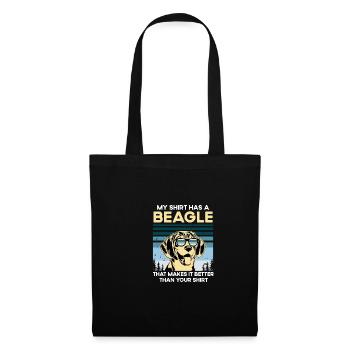 Beagle Whisperer Dog Lovers Puppy Owner Paw - Sac en tissu - noir - Devant
