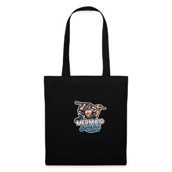 Mermaid Bday Party Party Squad Schwimmer Mermaid S - Stoffbeutel - Schwarz - Vorne