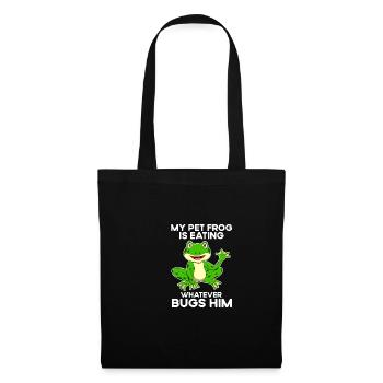 Frog catch 'toad hunting design for an ox fr - Tote Bag - black - Front