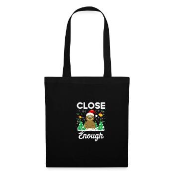 Assez proche Sloth Christmas Santa Sloth Christmas - Sac en tissu - noir - Devant