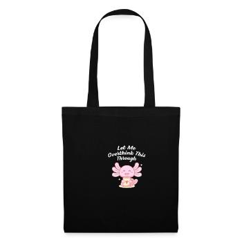 Permettez-moi de le faire à travers un introverti sarcastique - Sac en tissu - noir - Devant