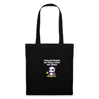 I've bored people into making them introvert - Tote Bag - black - Front