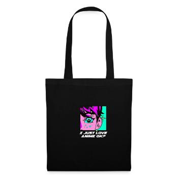 I just love anime funny manga humor Japanese A - Tote Bag - black - Front