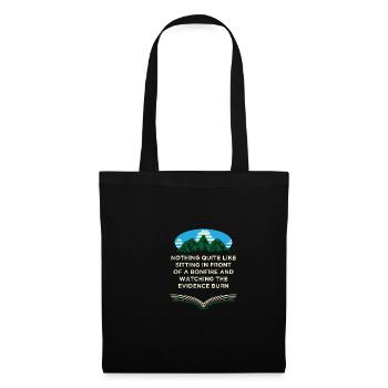 Watch the evidence Camping Camping Funny - Tote Bag - black - Front