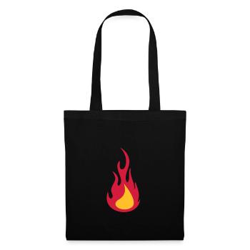 Fire / Flame - Tote Bag - black - Front
