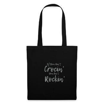 Vintage, if you don't crocinize you're not r - Tote Bag - black - Front