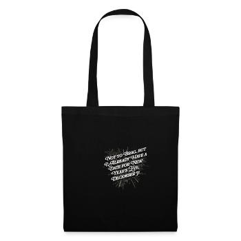 Date for New Year's Eve Dating -Single -Flirting Unverh - Tote Bag - black - Front