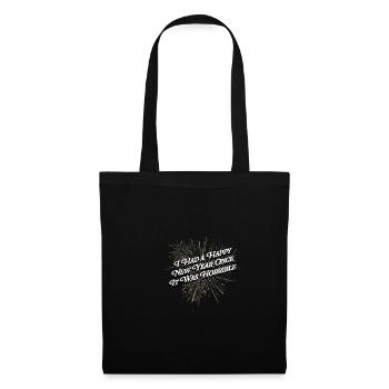 Nous avons passé une bonne année quand c’était terrible lu - Sac en tissu - noir - Devant
