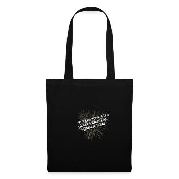 Verre semi-complet type de positivité de l’année fr - Sac en tissu - noir - Devant
