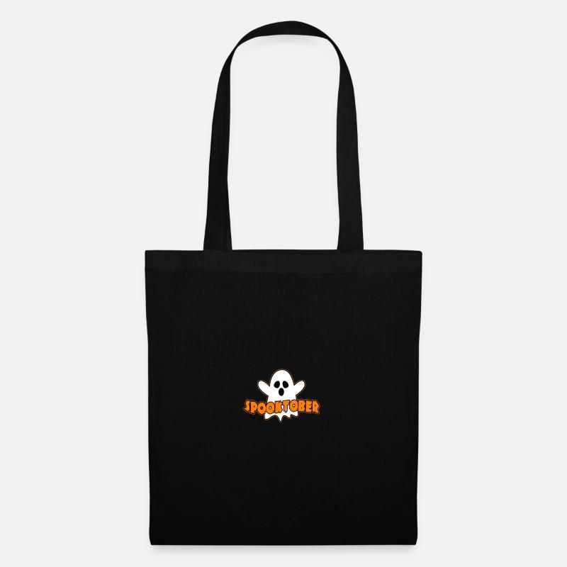 Happy Spooky Spooktober Meme - Stoffbeutel - Schwarz