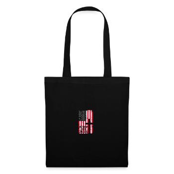 One Nation Under God Patriotic Christian Praise - Stoffbeutel - Schwarz - Vorne