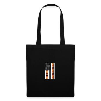 Juneteenth USA American Flag Black History Is - Stoffbeutel - Schwarz - Vorne