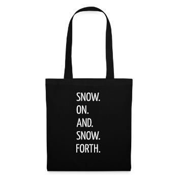 Déclaration d’idée de cadeau Hacker Glitch Happy Hacker anonyme - Sac en tissu - noir - Devant
