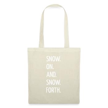 anonymous hacker glitch happy gift idea statement - Stoffbeutel - Natur - Vorne