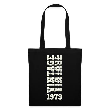 50th Birthday Man Vintage 1973 Vintage - Tote Bag - black - Front