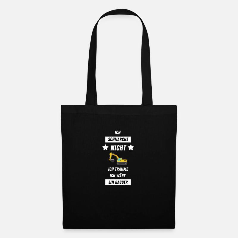 Bagger - Stoffbeutel - Schwarz