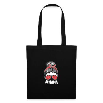 Joueur de hockey sur gazon maman maman hockey sur gazon - Sac en tissu - noir - Devant