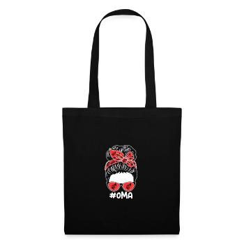 Horn player Grandma French horn - Tote Bag - black - Front