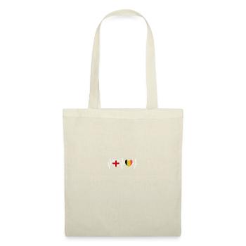 Angleterre Belgique Belgique Drapeaux belges Drapeaux - Sac en tissu - nature - Devant