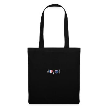 France and Australia Australian flag - Tote Bag - black - Front