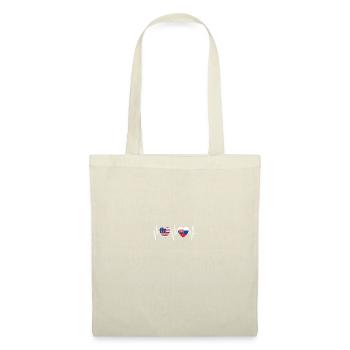 USA and Slovakia Slovak flag Flags - Tote Bag - nature - Front