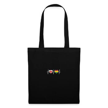 Angleterre et Bolivie Drapeaux du drapeau bolivien - Sac en tissu - noir - Devant