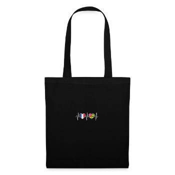 France and Togo Togolese flag flags - Tote Bag - black - Front