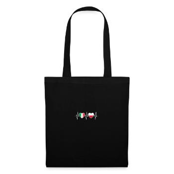 Italy and Poland Polish flag Flags - Tote Bag - black - Front