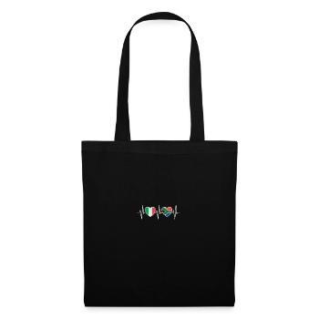 Italy and South Africa South African flags - Tote Bag - black - Front