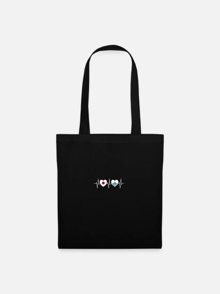 Japan and San Marino San Marinese flags - Tote Bag - black
