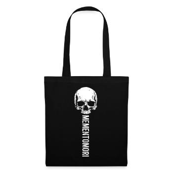 Memento Mori, l'art du crâne - Sac en tissu - noir - Devant