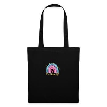 Pro-Choice AF Hex The Patriarchy Feminist - Stoffbeutel - Schwarz - Vorne