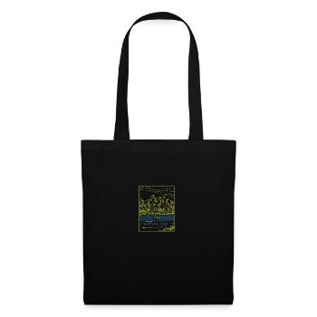 Parc national du Grand Canyon Minimaliste Rétro - Sac en tissu - noir - Devant
