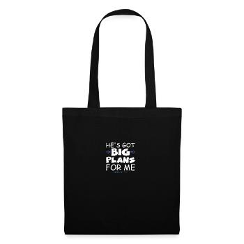Christian He's Got Big-Plans For Me Jesus - Tote Bag - black - Front