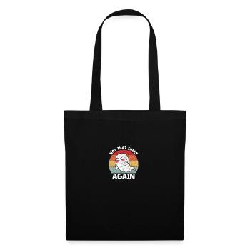 Womens Not That Sheet Again Ghost Retro Halloween - Tote Bag - black - Front