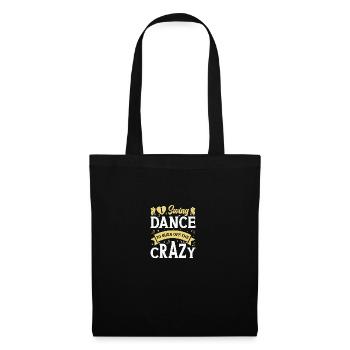 Robe de danse Swing pour femme Lindy Hop Swing - Sac en tissu - noir - Devant