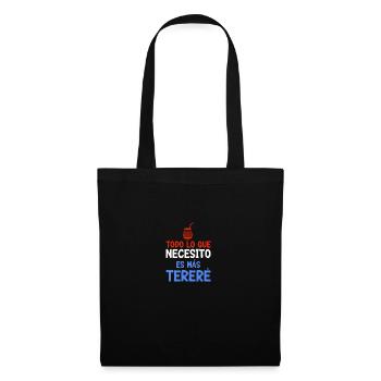 Todo Lo Que Necesito Paraguayan Guarani Terere - Stoffbeutel - Schwarz - Vorne