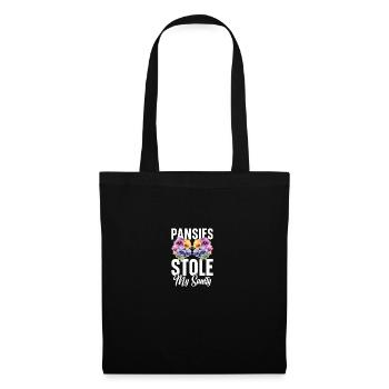 Pansy Flower Live Gear Pansies Plants Pansies - Tote Bag - black - Front