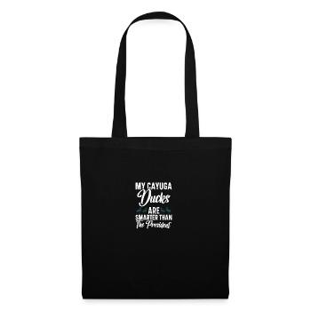Cayuga Duck Enclosure Stuffed Animal Food Cayuga - Tote Bag - black - Front