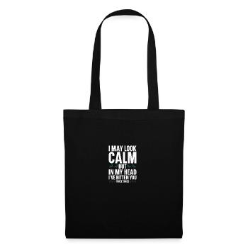 Cayuga Duck Owner Animal en peluche enclos nourriture - Sac en tissu - noir - Devant